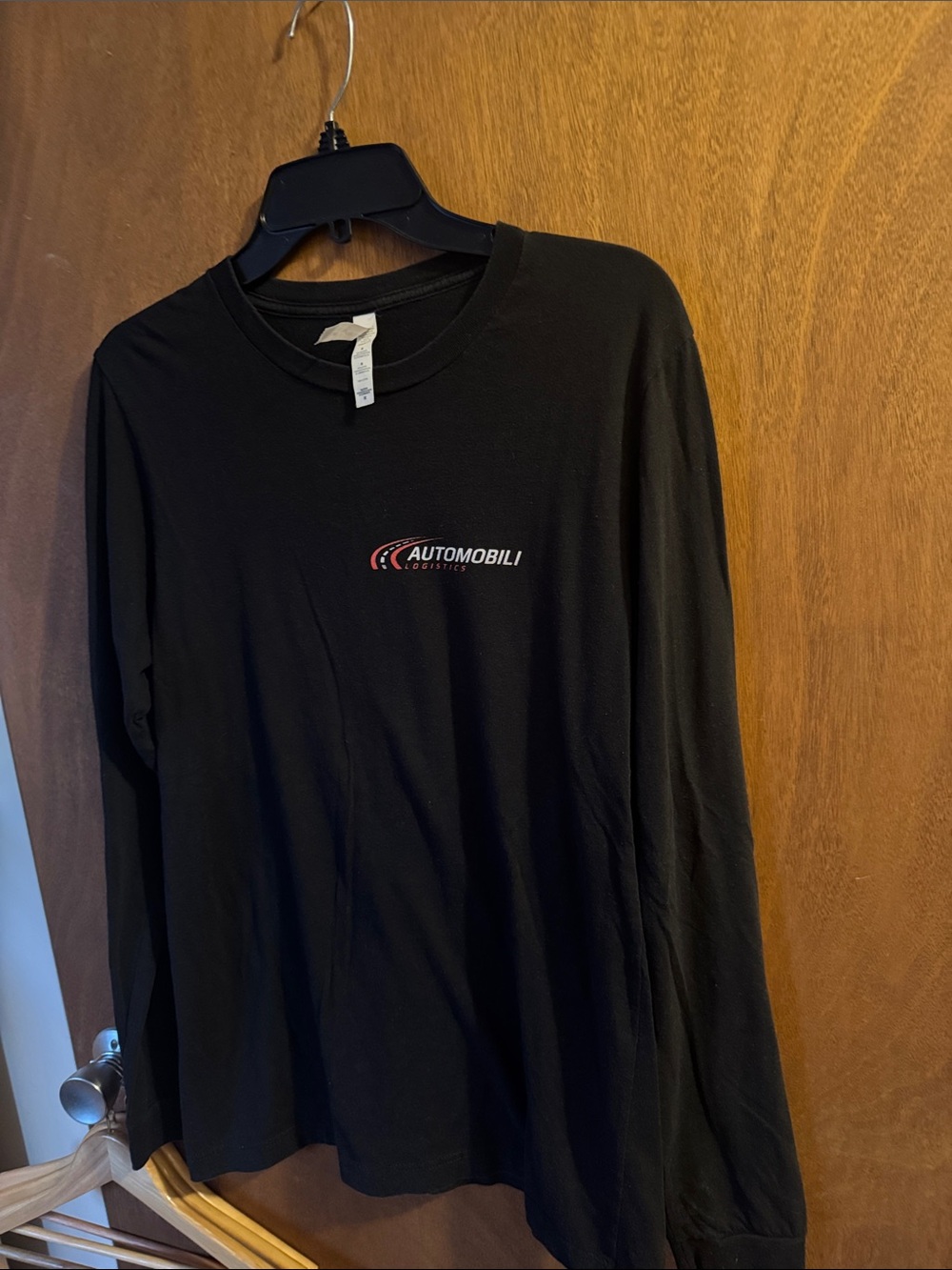 Bella + Canvas Men’s Automobili Logistics Long Sleeve T-Shirt Size: M